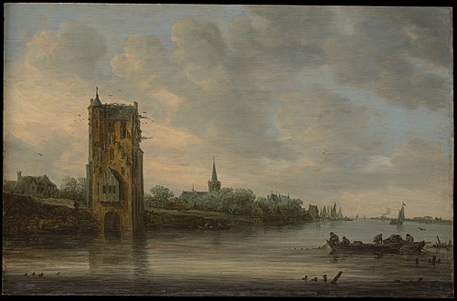 The Pelkus Gate near Utrecht, 1646, Jan van Goyen