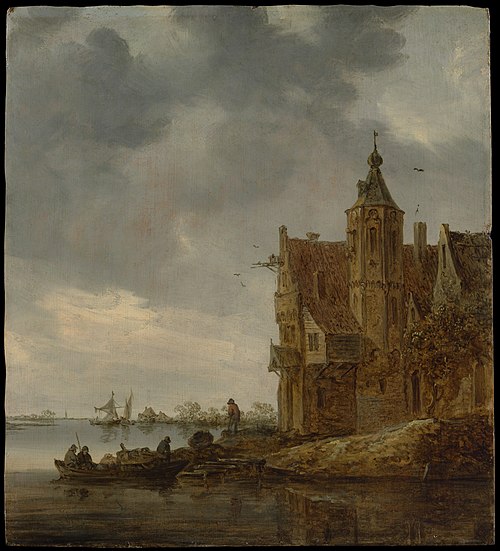 Country House near the Water, 1646, Jan van Goyen