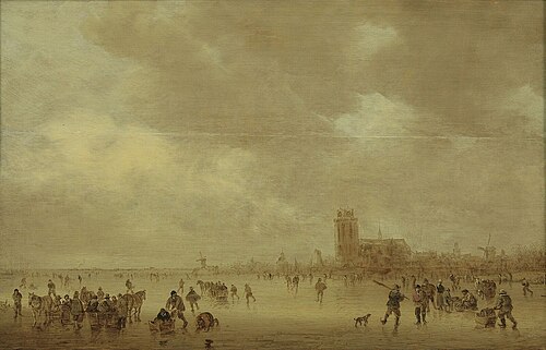 Winterlandscape near Dordrecht, 1644, Jan van Goyen