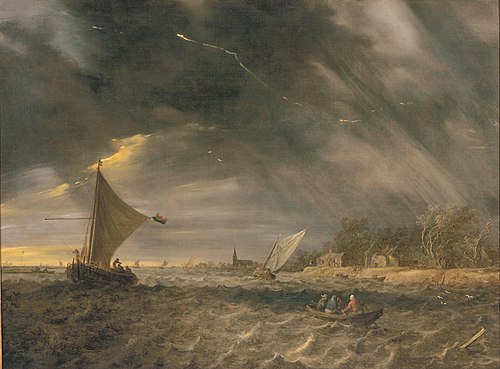 The Thunderstorm, 1641, Jan van Goyen