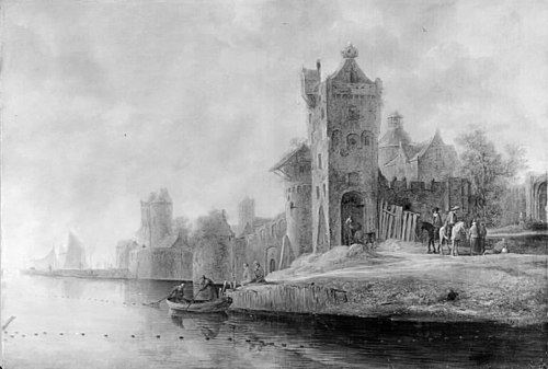 A Fortified Dutch Town, 1657, Jan van Goyen