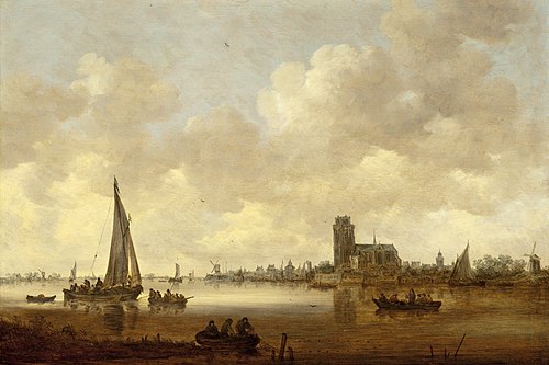 View of Dordrecht, 1645, Jan van Goyen