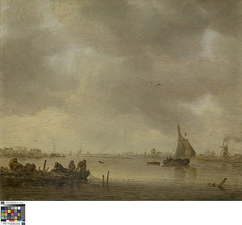 Rivierlandschap, 1644, Jan van Goyen
