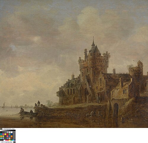 Old Castle Gate in Nijmegen, 1648, Jan van Goyen