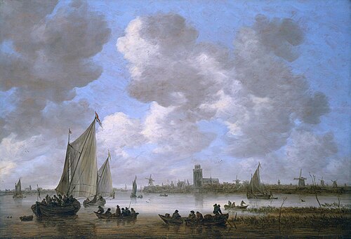 Vue de Dordrecht, 1651, Jan van Goyen