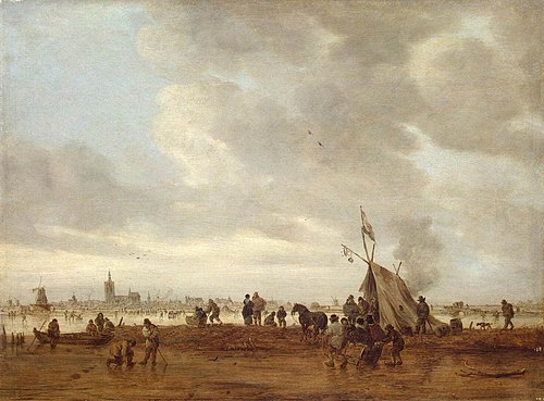 Winter Scene near The Hague, 1645, Jan van Goyen