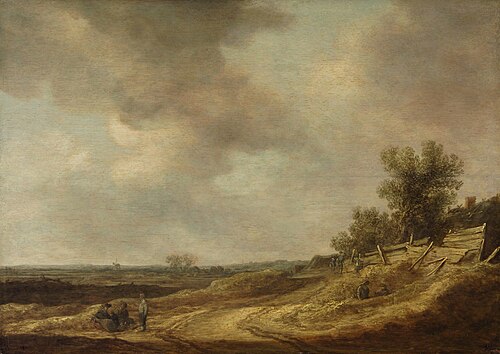 Flat Landscape, 1635, Jan van Goyen