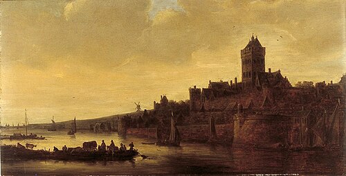 View of the Valkhof in Nijmegen, 1641, Jan van Goyen
