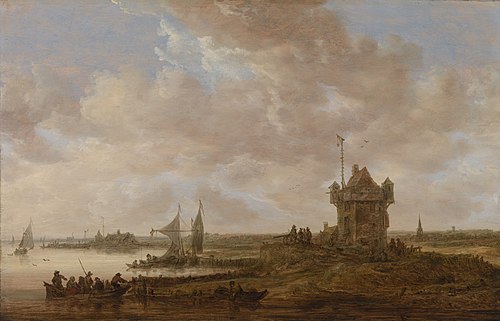 The Square Watch-Tower, 1651, Jan van Goyen