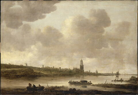 View of Rhenen, 1647, Jan van Goyen