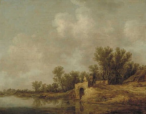 A River Bank, 1633, Jan van Goyen