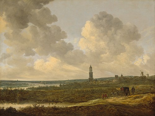 View of Rhenen, 1646, Jan van Goyen