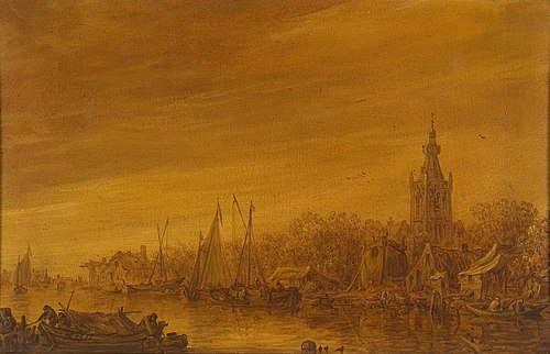 Gezicht op Overschie, 1651, Jan van Goyen