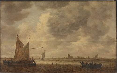 The River Oude Maas near Dordrecht, 1640, Jan van Goyen