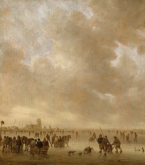 On the Ice near Dordrecht, 1643, Jan van Goyen