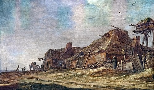 Ferme au bord de la mer, 1631, Jan van Goyen