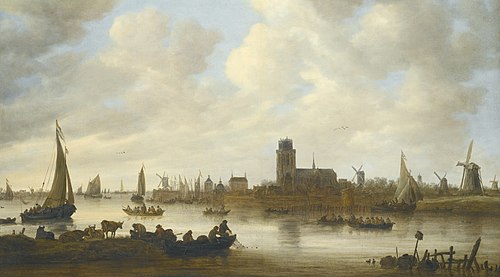 A View of Dordrecht, 1649, Jan van Goyen