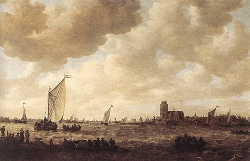 A View of Dordrecht, 1644, Jan van Goyen