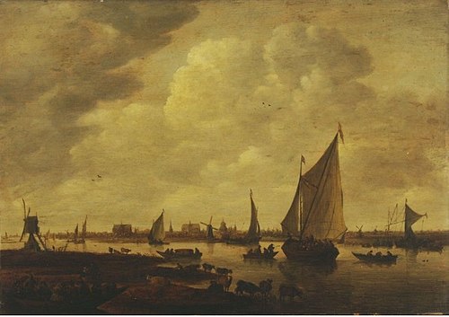 View of Leiden, 1655, Jan van Goyen