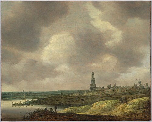 View of Rhenen, 1640, Jan van Goyen