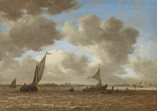 A Sea View, 1648, Jan van Goyen