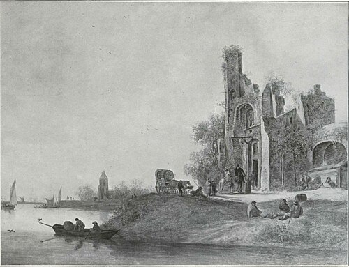 The Old Castle, 1640, Jan van Goyen