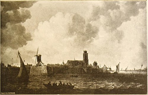 View over the Merwede towards Dordrecht, 1647, Jan van Goyen