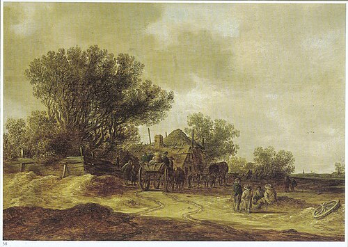 Landscape with Sandy Road, 1632, Jan van Goyen