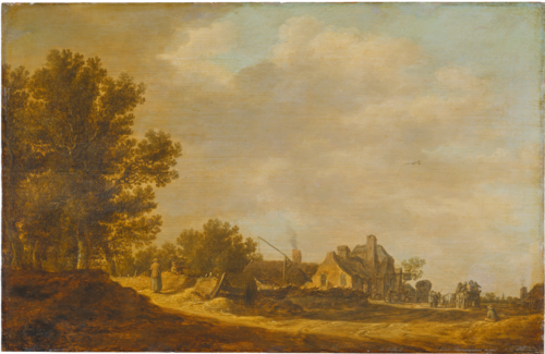 Landscape with Tavern, 1628, Jan van Goyen