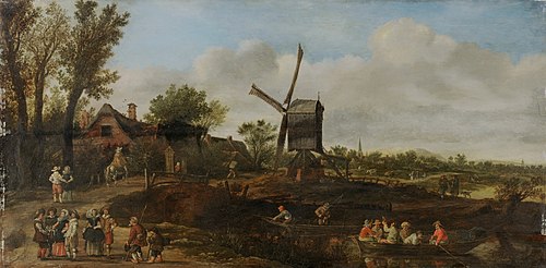 Paysage hollandais, 1625, Jan van Goyen