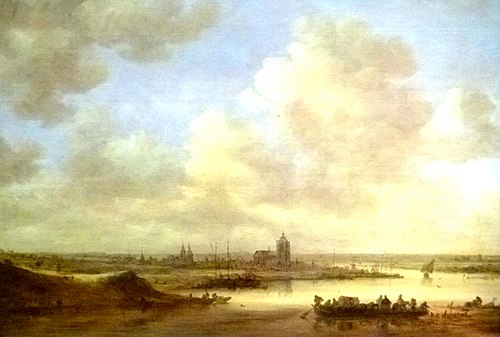 The Rhine at Arnhem, 1645, Jan van Goyen