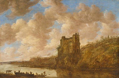 Large Castle, 1652, Jan van Goyen