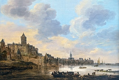 Vue du port de Nimègue, 1640, Jan van Goyen