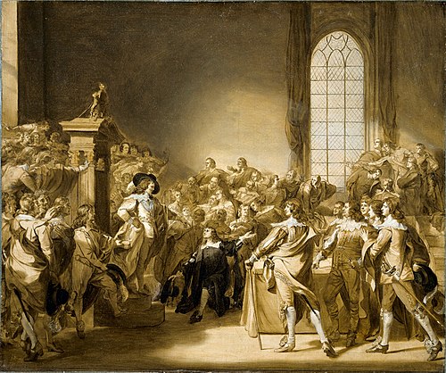 Study for "Charles I Demanding Impeachment of Five Members of The House of Commons", 1785, John Singleton Copley
