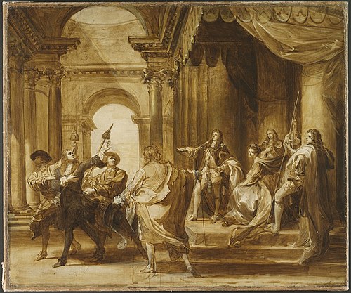 Study for "Monmouth Before James II", 1788, John Singleton Copley