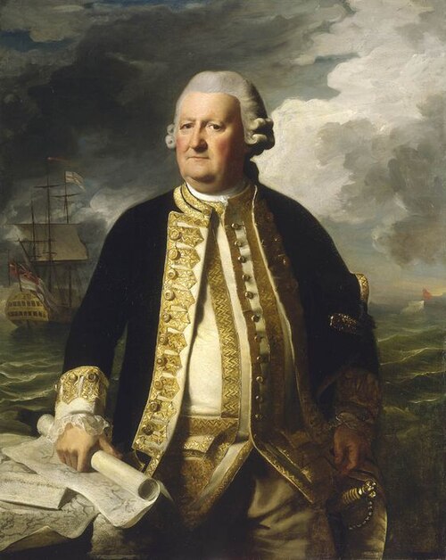 Porträt des Admiral Clark Gayton (1712-1785), 1779, John Singleton Copley