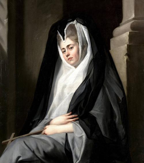 Mrs. Mary Robinson in the Character of a Nun, 1780, John Singleton Copley