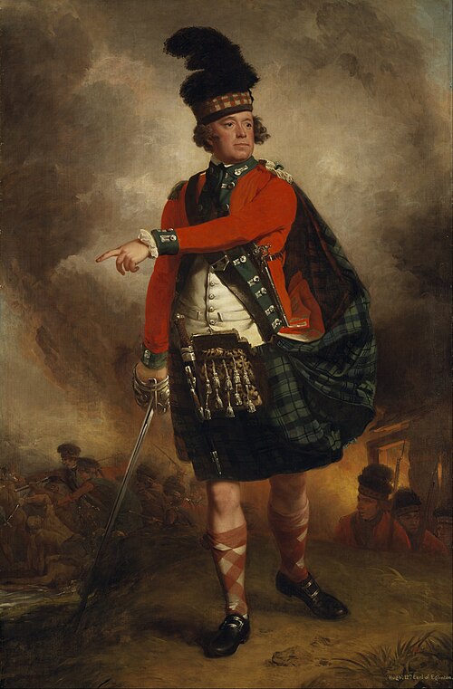Hugh Montgomerie, 12th Earl of Eglinton. Soldier; Lord Lieutenant of Ayrshire, 1780, John Singleton Copley