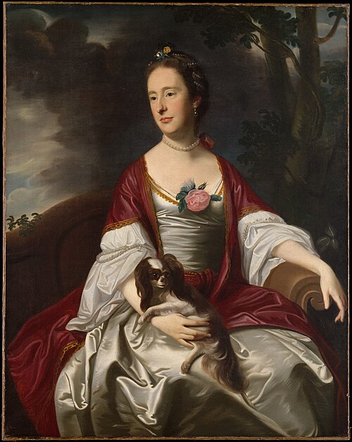 Mrs. Jerathmael Bowers, 1763, John Singleton Copley