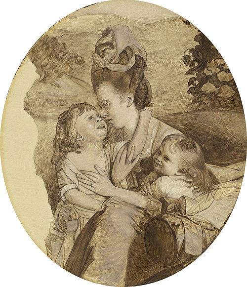 Sketch for The Copley Family, 1776, John Singleton Copley