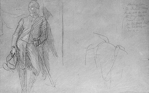 Study for "Elkanah Watson", 1782, John Singleton Copley
