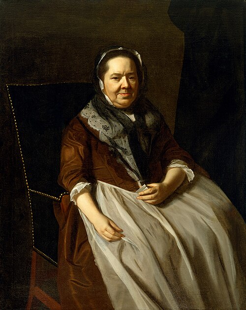 Portrait of Mrs. Paul Richard (Elizabeth Garland, 1700–1774), 1771, John Singleton Copley