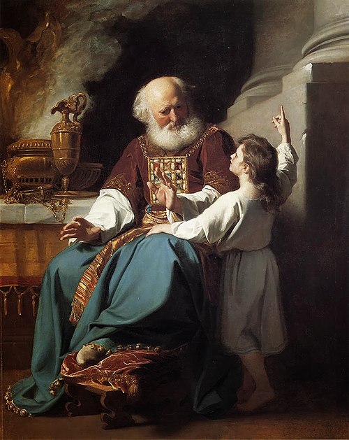 Samuel Relating to Eli the Judgements of God upon Eli's House, 1780, John Singleton Copley