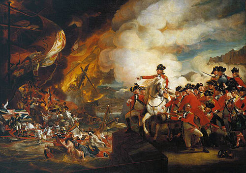 The Defeat of the Floating Batteries at Gibraltar, September 1782, 1783, John Singleton Copley