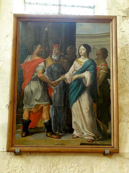 le Mariage de la Vierge, 1627, Jacques de Létin