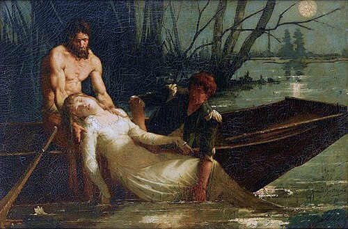Christians Removing the Bodies of Martyrs from the Tiber, , Jean-Baptiste Bertrand
