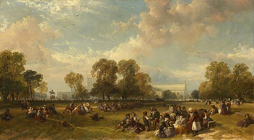 The Great Exhibition Building, 1851, James Duffield Harding