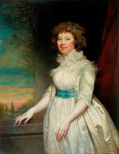 Portrait of a Lady Wearing a White Dress, 1795, James Northcote