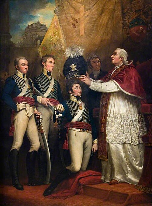 The Presentation of British Officers to Pope Pius VI, 1794, 1800, James Northcote