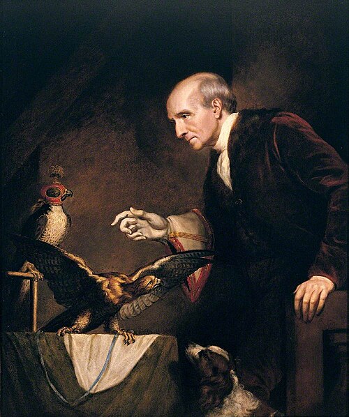 Self Portrait as a Falconer, 1823, James Northcote